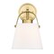 Z-Lite Z-Studio Wall Sconce, 1-Light, 8 In.W x 8.75 In.L x 12.75 In.H, Heritage Brass/Ivory 743-1S-HBR - alternate 6